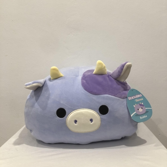 Squishmallows Other - Bubba Stackable 12" Purple Cow Squishmallow